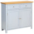 Maison Madeleine -  Sideboard 90x33.5x83 cm Solid Oak Wood